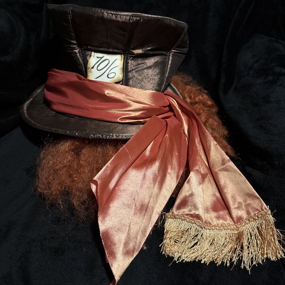 Disney Alice In Wonderland Mad Hatter Costume Hat - Adult